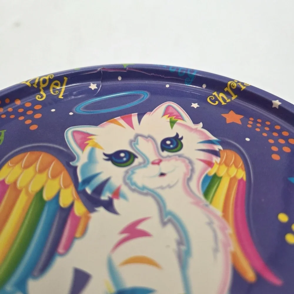 Vintage 1990s Lisa Frank YarnWorks Craft Bucket Set RARE 90s Angel Cat